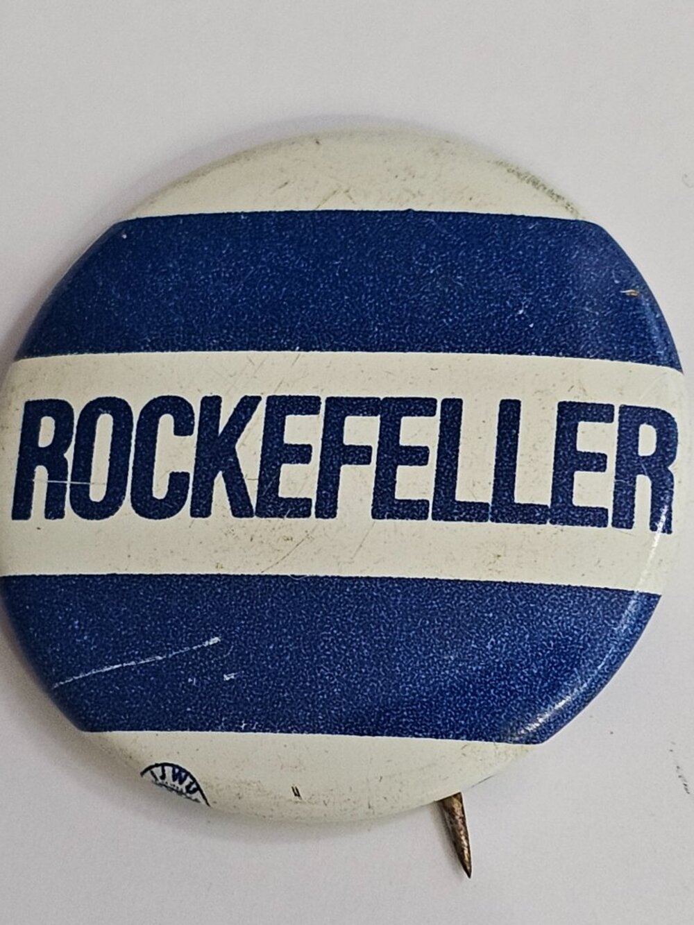 ROCKEFELLER PRESIDENTIAL ELECTIONS PINBACK BUTTON ANTIQUE VINTAGE USA ORIGINAL
